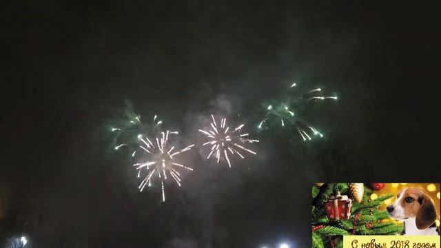 Встреча 2018года с фейерверком в Красногвардейском районе смотреть онлайн