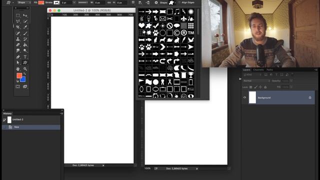 How to Drag Objects From one Canvas to Another in Photoshop смотреть онлайн