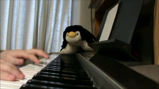 Odoru Ponpokorin (Chibi Maruko-chan) Piano Duet -- PenguinPoweredPiano смотреть онлайн