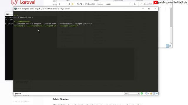Cara Install Framework Laravel Menggunakan Composer смотреть онлайн