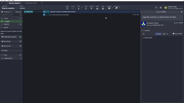 Curso Experto en Git || 2.-Trabajando con el Staging Area y COMMITS смотреть онлайн