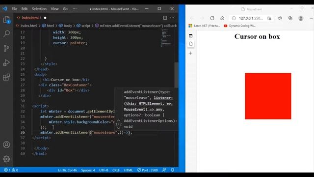 Awesome Design | Mouse Event | css and Javascript | Dynamic Coding With Amit смотреть онлайн