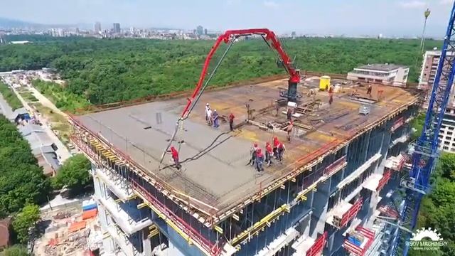 Как ускорить процесс заливки бетона на этажах? Что надо! смотреть онлайн