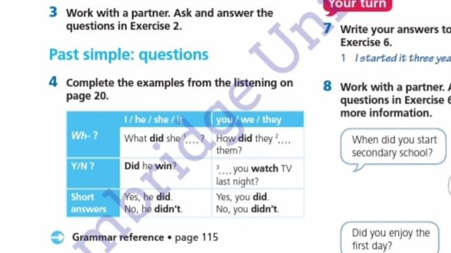 eyes open 2 was were questions past simple 6 сынып смотреть онлайн