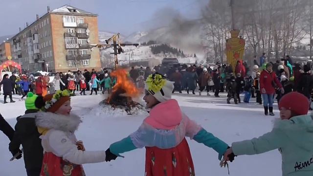 Проводы зимы в Вершина Тёи (18.02.2018г.) смотреть онлайн