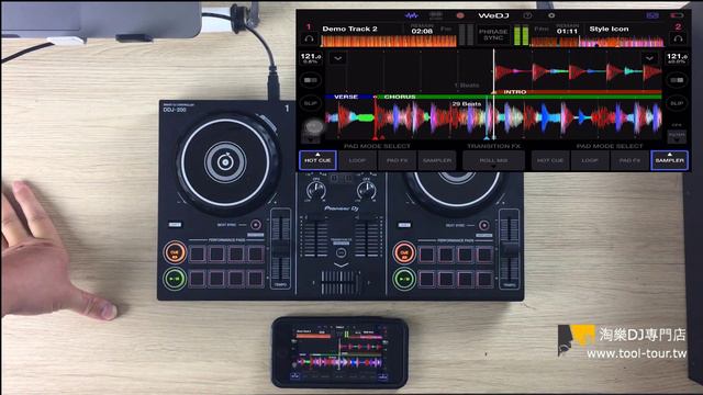 淘兒音樂(淘樂DJ) - Pioneer DDJ -200 介紹 смотреть онлайн