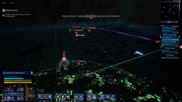 Battlefleet Gothic Armada 2 - Necron Dark Throne Mission (SPOILERS) смотреть онлайн