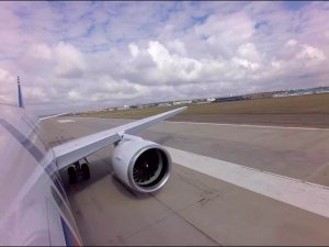 Полет самолета МС-21-300 в рамках программы летных испытаний