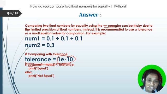 Interview Questions on float datatype in Python смотреть онлайн
