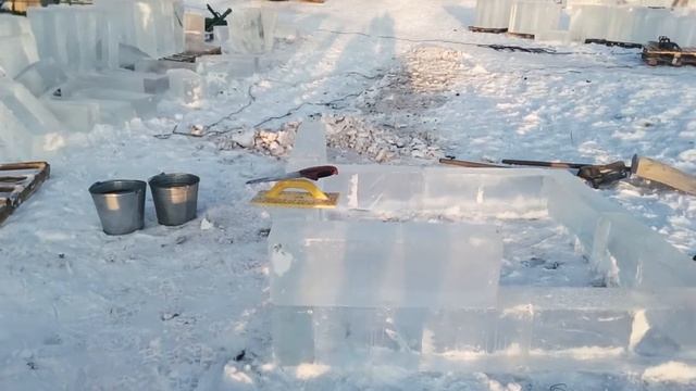 Строительство ледового городка в Кушве 2018-2019 смотреть онлайн
