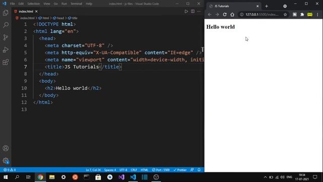Setting up the environment || JavaScript tutorial series смотреть онлайн