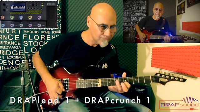 MOOER GE300 vs REAL AMP with DRAPsound patches! смотреть онлайн