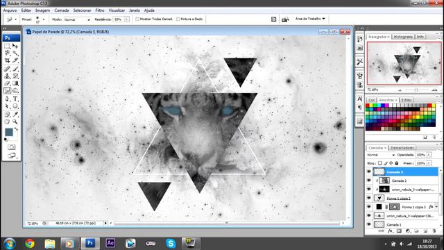 SpeedArt #1 - Universo Inverso Wallpaper смотреть онлайн