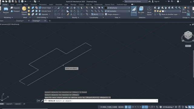 3D Modelling in Autocad 2020 | Lesson 40 of 50✅ Revolve Command. Basic Concept смотреть онлайн