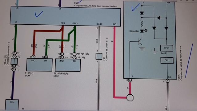 Lectura e Interpretación de Diagramas manuales Eléctricos (inmovilizador Toyota) смотреть онлайн