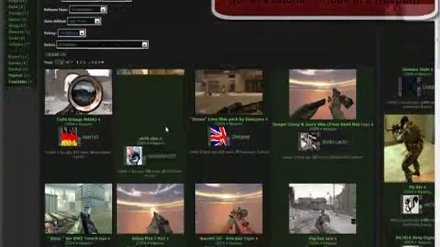 CoD4 Skins Tutorial (Easy) смотреть онлайн