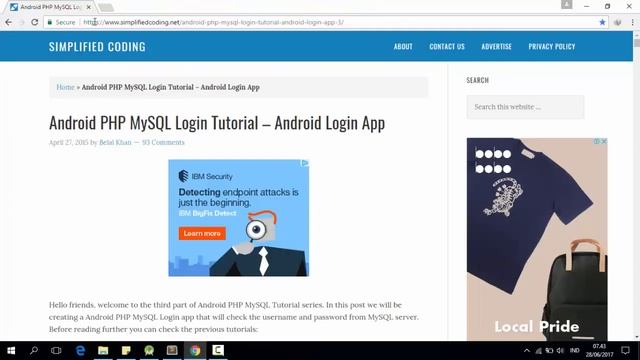 Android Login using PHP & MYSQL #Part1 смотреть онлайн
