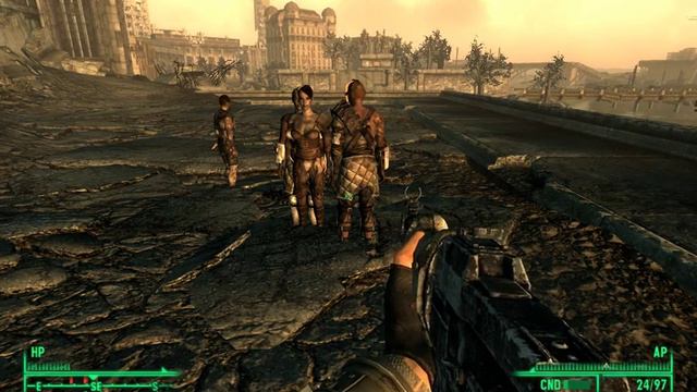 Fallout 3: Funny bug with raiders смотреть онлайн
