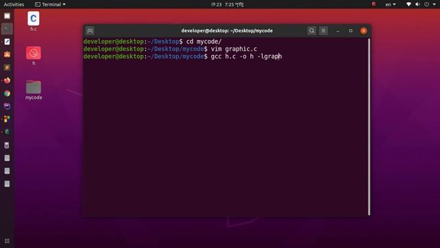 How to Install graphics.h on Ubuntu 20.04 LTS and run c/c++ program in terminal |part-2 смотреть онлайн