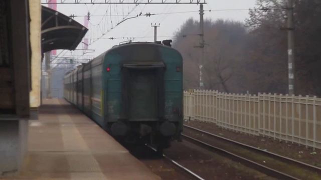 Электровоз ЧС7-031 с поездом№341Ф Москва-Кишинёв платформа Сколково 10.04.2019 смотреть онлайн