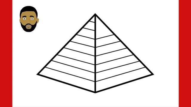 COMO DESENHAR UMA PIRÂMIDE SIMPLES смотреть онлайн