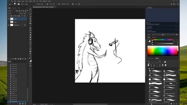 Рисование Иллюстрации в Photoshop. Рисование для начинающих мультиков смотреть онлайн
