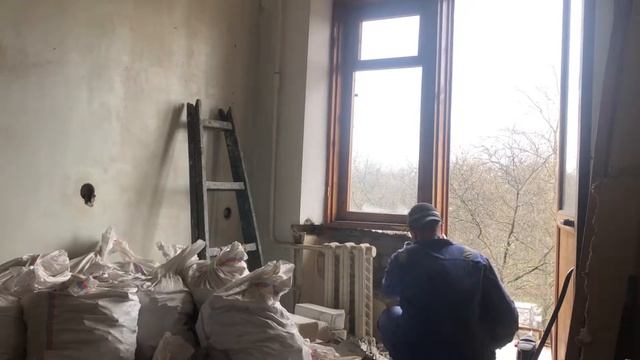 Меняют водопровод в кухне. Срезаю парапет. смотреть онлайн