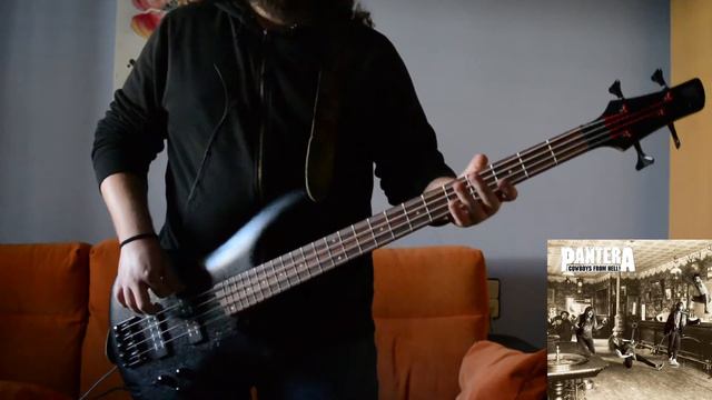 PANTERA - Cowboys From Hell (Bass Cover) смотреть онлайн