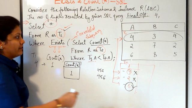 Exists & Count(*) In SQL | Correlated Sub query | Expected Question | DBMS Session 41 смотреть онлайн