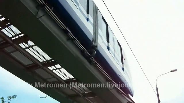 Поезд на перегоне Улица Милашенкова - Телецентр смотреть онлайн