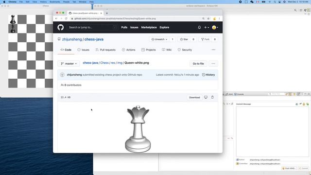 Java Chess 006: Pushing our java Chess Eclipse project to GitHub смотреть онлайн