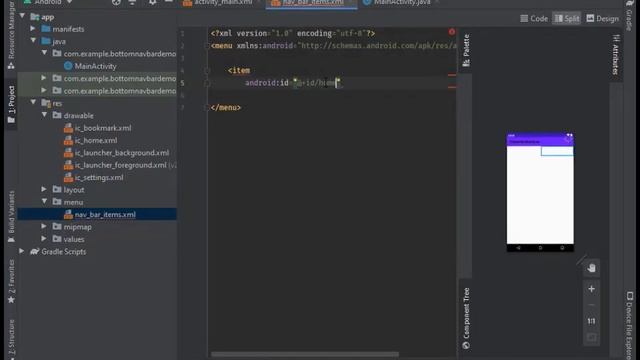 How to Create Bottom Navigation in Android Studio 2021 | Bottom Navigation View in Android смотреть онлайн