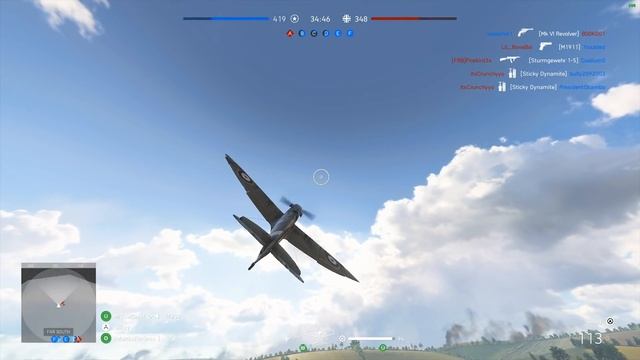 Defensive Flying in Battlefield 5! How to lose a plane on your six. смотреть онлайн