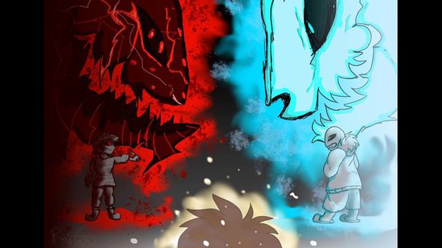 Undertale-Stronger than You-Sans vs Chara смотреть онлайн