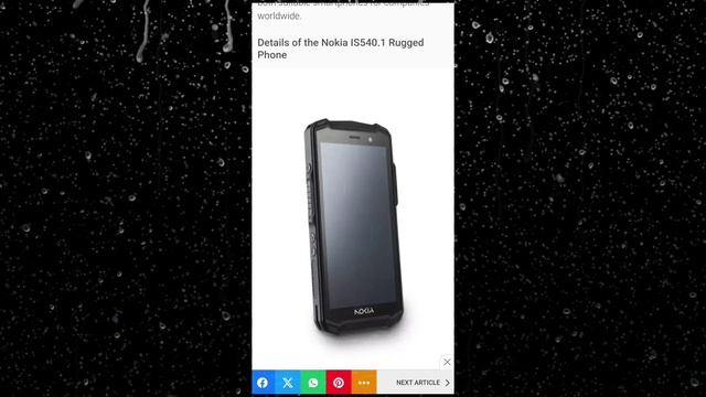 Nokia HHRA501X & Nokia IS540.1 - New Nokia Rugged Smartphones With Removable Batteries! смотреть онлайн