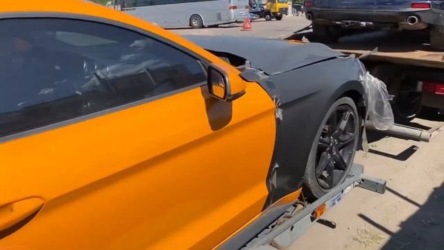 Отдали Ford Mustang купленный на аукционе iaai, укомплектовали и установили запчасти, таможня Питер смотреть онлайн