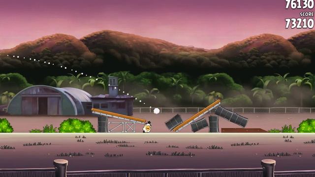 Angry Birds Rio - Mac Game Airfield Chase Golden Fruit Walkthrough Apple Level 10-12 смотреть онлайн