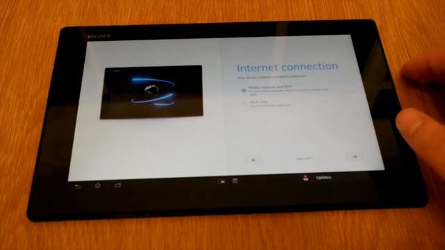 Sony Xperia Tablet Z Set Up смотреть онлайн