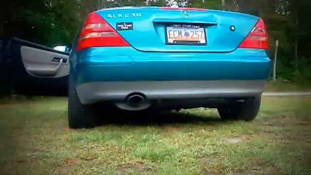 Mercedes Benz SLK 230 Kompressor Stock Exhaust