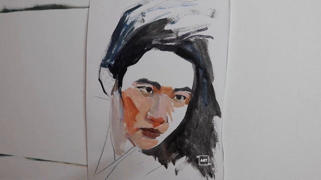 Mulan, How to paint a face, oil sketch, #144 смотреть онлайн