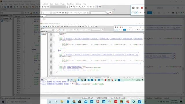 OS JOB SCHEDULING ( PROJECT) смотреть онлайн
