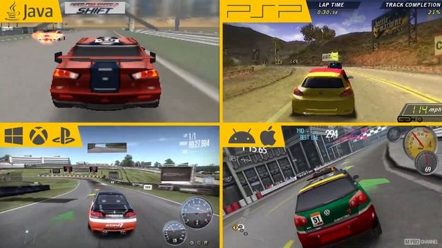 Need for Speed Shift (2009) PC PS3 Xbox 360 vs PSP vs iOS Android vs Java (Which One is Better!) смотреть онлайн