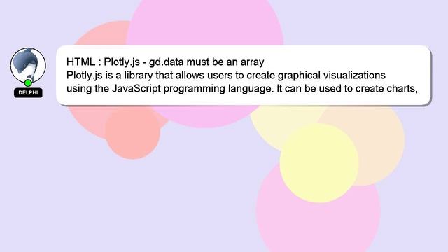 HTML : Plotly.js - gd.data must be an array смотреть онлайн