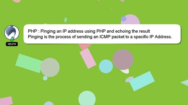 PHP : Pinging an IP address using PHP and echoing the result смотреть онлайн