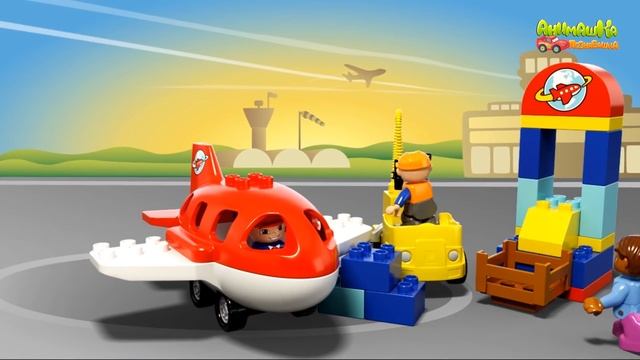 про транспорт Лего и про машинки в городе. смотреть онлайн