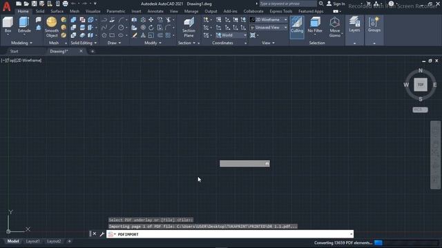 convert pdf to AutoCAD drawing. смотреть онлайн