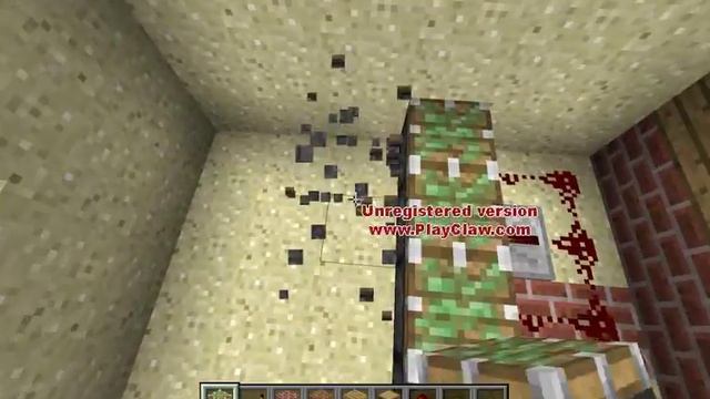 Поднимающаяся платформа из поршней в Minecraft смотреть онлайн