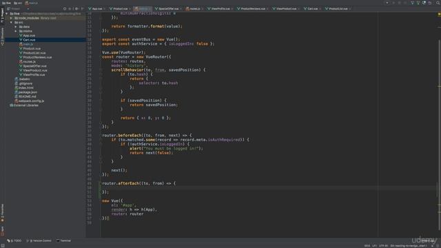 Vue.js 170 Reacting to navigations смотреть онлайн
