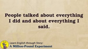 Learn English through Story - Level 1 – A Million-Pound Experiment