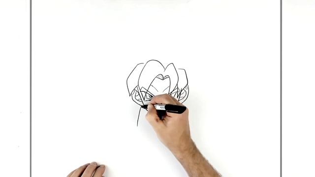 How To Draw MUI Goku (Legends) | Step By Step | Dragon Ball смотреть онлайн